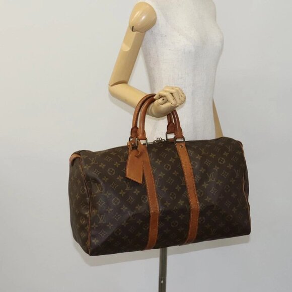 LOUIS VUITTON Monogram Keepall 45 Boston Bag - Picture 1 of 16